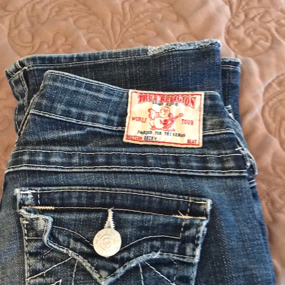 Tue Religion jeans.